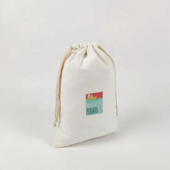 Drawstring Bag Small Cotton