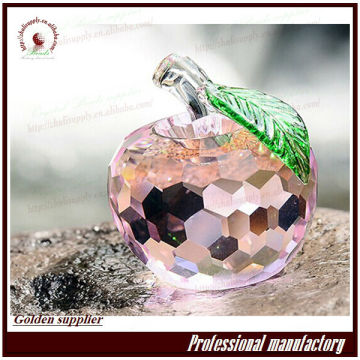 New design glass apple for christmas gifts