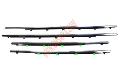 Acura RDX 2013-18 Front Door Weatherstrip Belt Seal Window Moulding Trim (72450-TX4-A01 72410-TX4-A01)