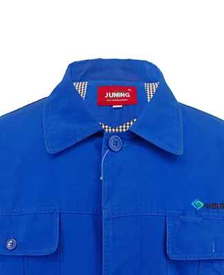 Electric Sky Blue Man's Coat