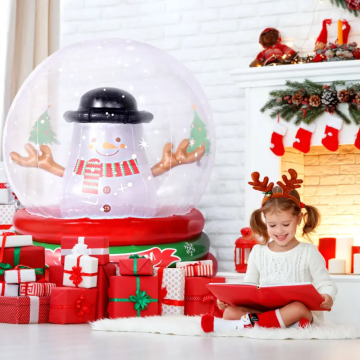 Bola de cristal de Navidad inflable de alto costo Rendimiento