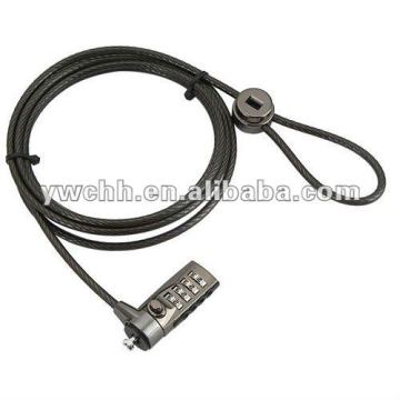 Computer lock code with cable