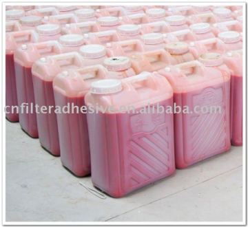 dual component polyurethane adhesive for air filter