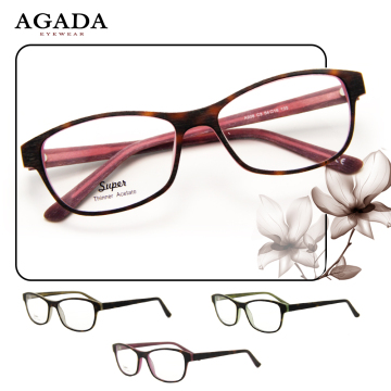 Colorful Wooden Effect Acetate Optical Frame