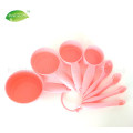 8Pieces Plastic Measuring Cups and Spoons Set