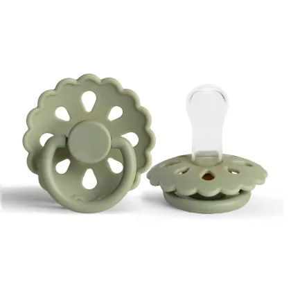 Flower Shaped Silicone Baby Pacifier Soothing Teething
