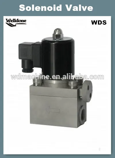 Manual Operated High Pressure Solenoid Valve 24V