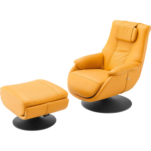 Lounge Chair That Lays Flat Office chair Comfortable Leather Living room Leisure Chair Supplier