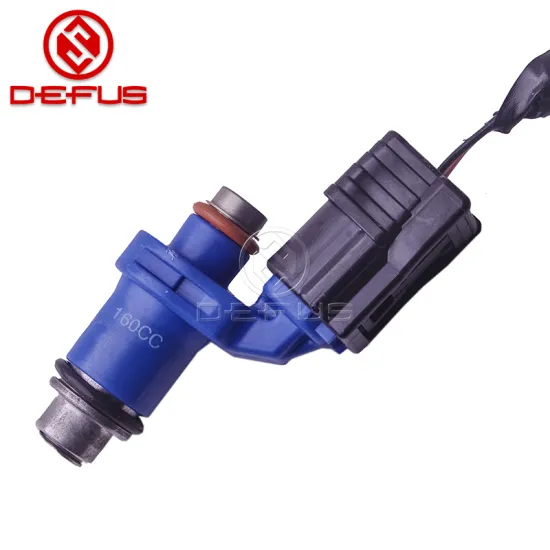 DEFUS auto spare parts motorcycle fuel injector nozzle 160cc with plug blue factory price fuel injection