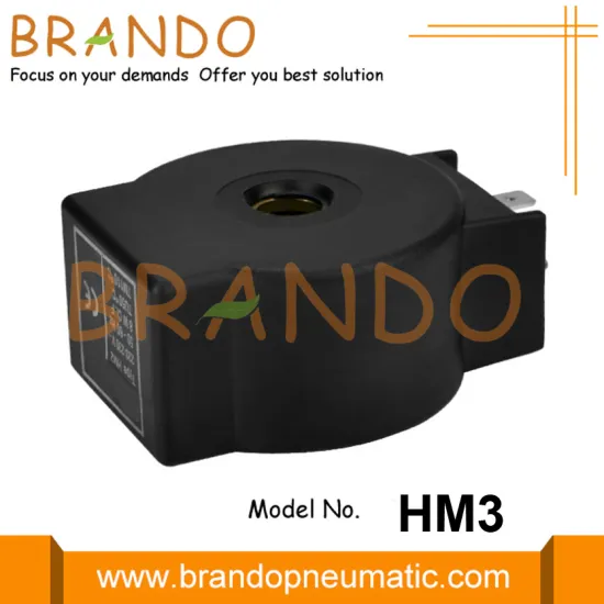 Castel Type Solenoid Coil HM3 20W 9120/RD1 12VDC