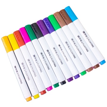 Penanda Lukisan Air Kustom Kid 3d Art Floating Pen White Marker Set
