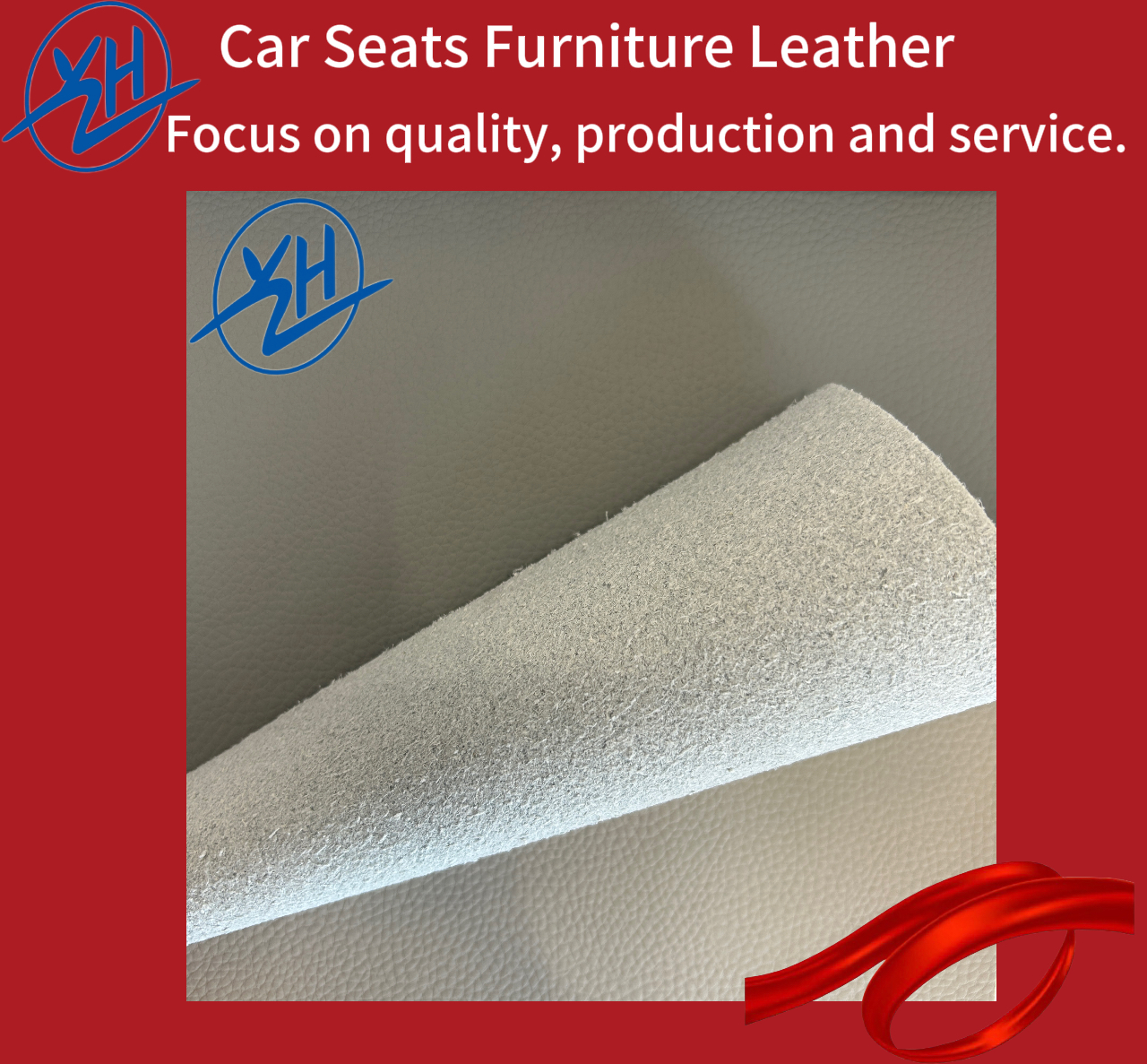 Cuero de tapa del asiento del automóvil de 0.95 mm