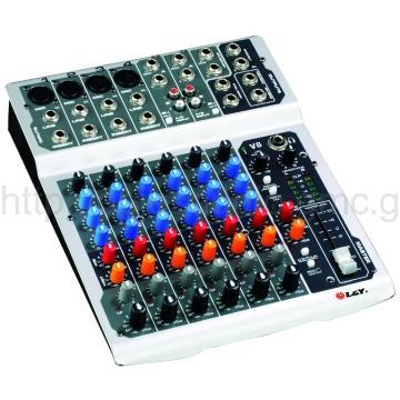 V-8 Console Mixer With 48 Volt Phantom Power