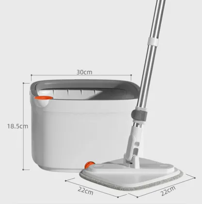 360 Rotating Mop: Dirty Sewage and Clean Water Separated Floor Cleaning Bucket