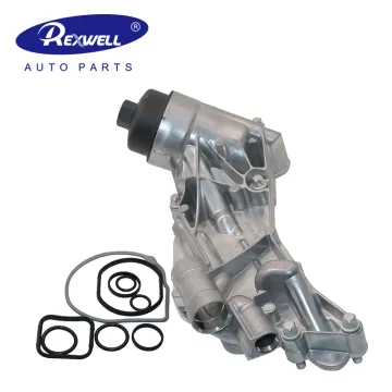 REXWELL High Quality Aluminum Radiator Engine Oil Cooler Filter Housing Assembly for GM Chevrolet