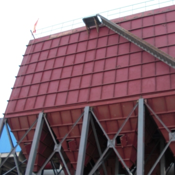 Filtration machine dust collector bag house