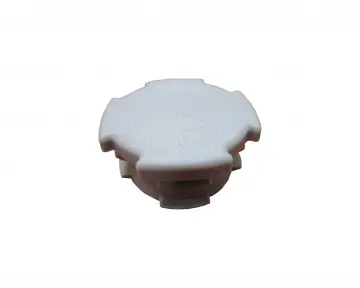 Factory direct supply 19mm aluminum pipe accessory plastic cap for aluminum tube system