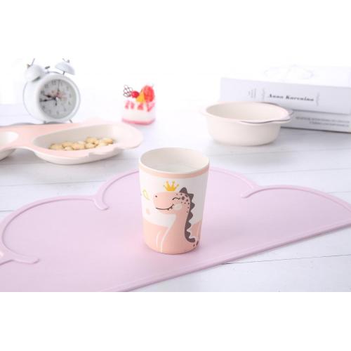 5 pcs kids dinnerware set dinasour shaped