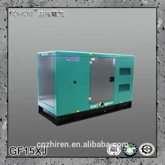 12kw 15kw 20kw 25kw AC 3 phase 230V/400V 50Hz diesel heavy duty silent genset