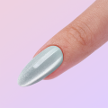 Hybrid neon reflective smoothie cat eye false nail