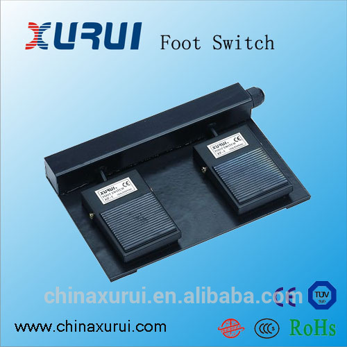 Nons Lip Momentary Action Foot Pedal Switch Footswitch 250VAC 10A 1NO 1NC