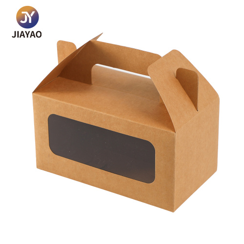 Cajas de papel Kraft con ventana