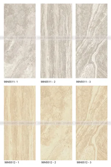 Ebro ceramic supply high quality popular design Large size lamina porcelain tiles5.5mm thickness for hotel decoration