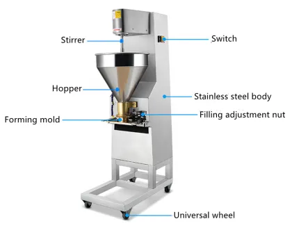 Factory Price Automatic Meat Ball Maker: Big Meatball Forming Machine for Stewed Pork Balls