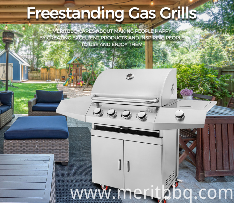 Grill indipendente per campeggio all'aperto Freestanding Grill For Outdoor Camping