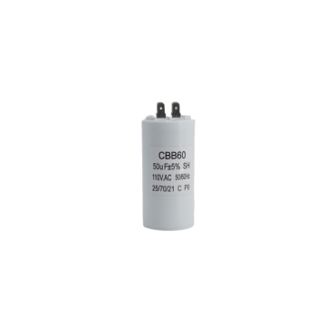 Glosok Factory Price CBB60 50uF Washer Accessories - Spare Parts for Water Pump Start Use in Washing Machines