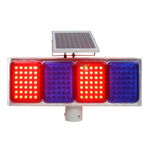 solar plastic flashing led traffic signal strobe light