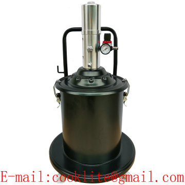 Pompe a graisse mobile pneumatique 20l / Ensemble distributeur portatif pour graisse en seau de 20kg