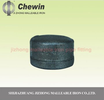 rigid galvanized banded malleable iron round cap