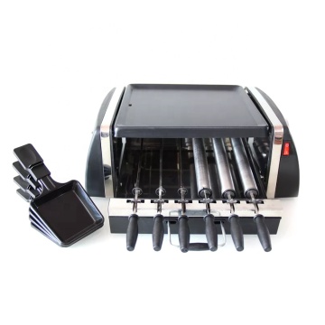 Lapisan ganda 1000W Non-stick Korea Smokeless Indoor Electric BBQ Grill
