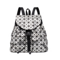 Novo Backpack Geométrico Backpack Back Feminino Aluno Backpack Moda Moda Backpack Bag