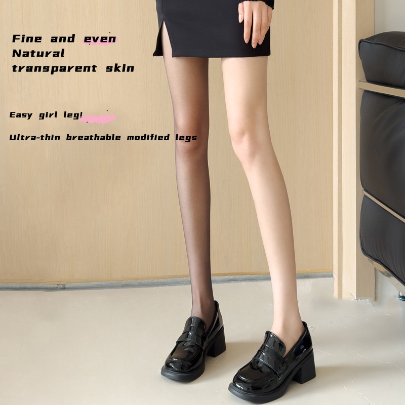 Ultra thin transparent black stockings (15)