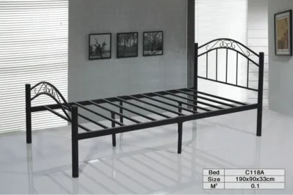 Twin size bed , Single bed C118A,Metal bed, Bedroom furniture