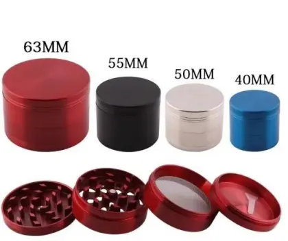 Grinders Herb Spice Crusher Metal Grinder 4 Parts