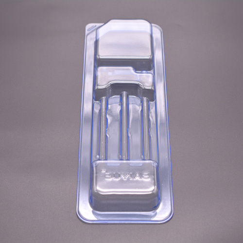 Blue Petg Catheter Plastic Box Disposable anesthesia needle blister box packaging Supplier