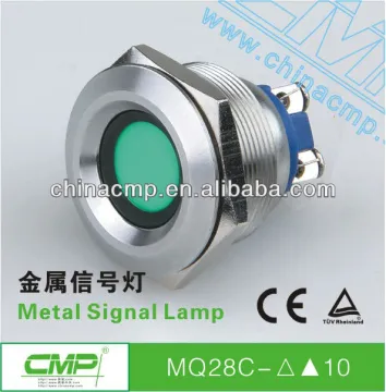 Suggested Panel Cutout 28mm LED Auto Indicator Lamp
