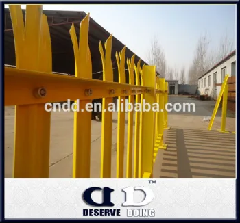 Iron steel Palisade fence high security fence