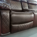 PU 3+2+1 Reclining Sofa with Console