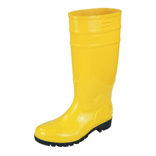 Botas de lluvia de seguridad industrial de PVC con punta de acero