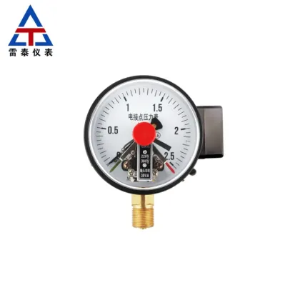 Explosion proof electric contact pressure gauge