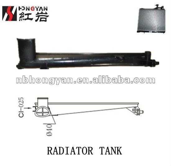 Auto Radiator Plastic Tank with 2,000 Items For Citroen