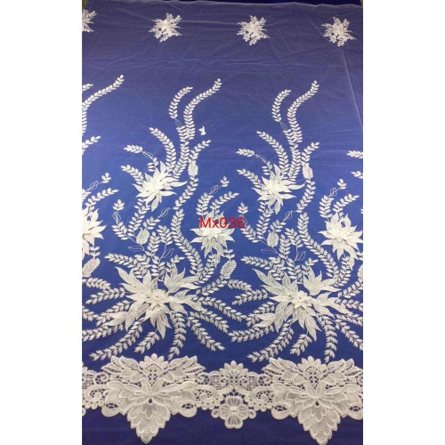 White Luxury Fabric for Dress