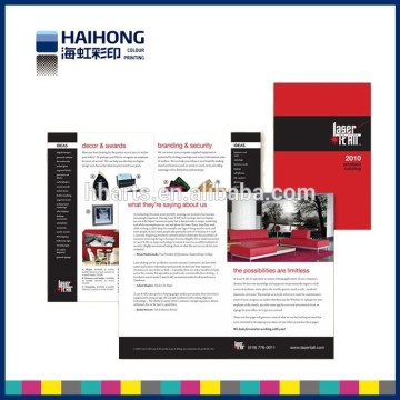 Cheap color A3 A4 A5 booklet printing with China manufacturer