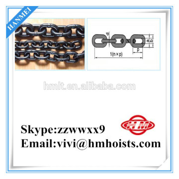 GRADE 43 EN818-2 ALLOY STEEL SIZE BLACK COLOR CHAIN FOR LIFTING