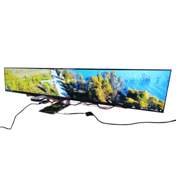 Ultra Wide Shelf 86 Inch IPS LCD 4K Touch Screen Panel for Supermarket Displays
