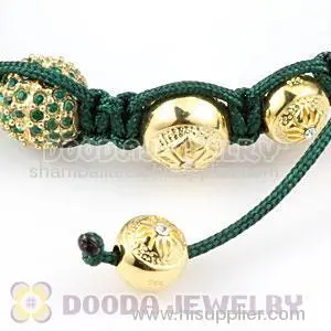 2011 Nialaya Jewelry Bracelets With Golden Silver Stone Beads 